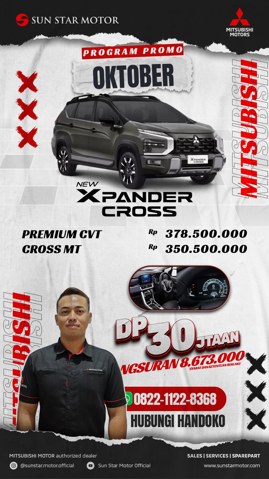 🚙 PROMO OKTOBER – MITSUBISHI XPANDER CROSS SEMARANG